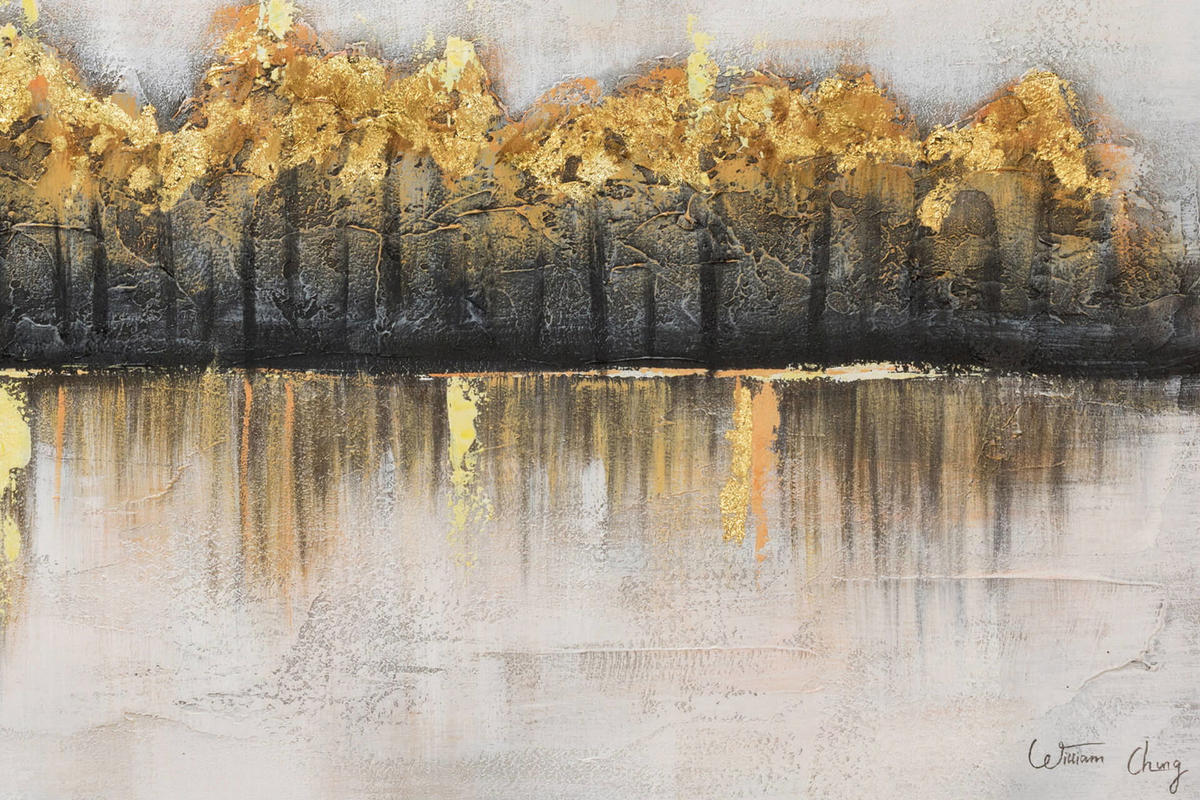 ÖLGEMÄLDE 120/60 cm - Braun, Holz/Textil (1.98/60cm) - KUNSTLOFT