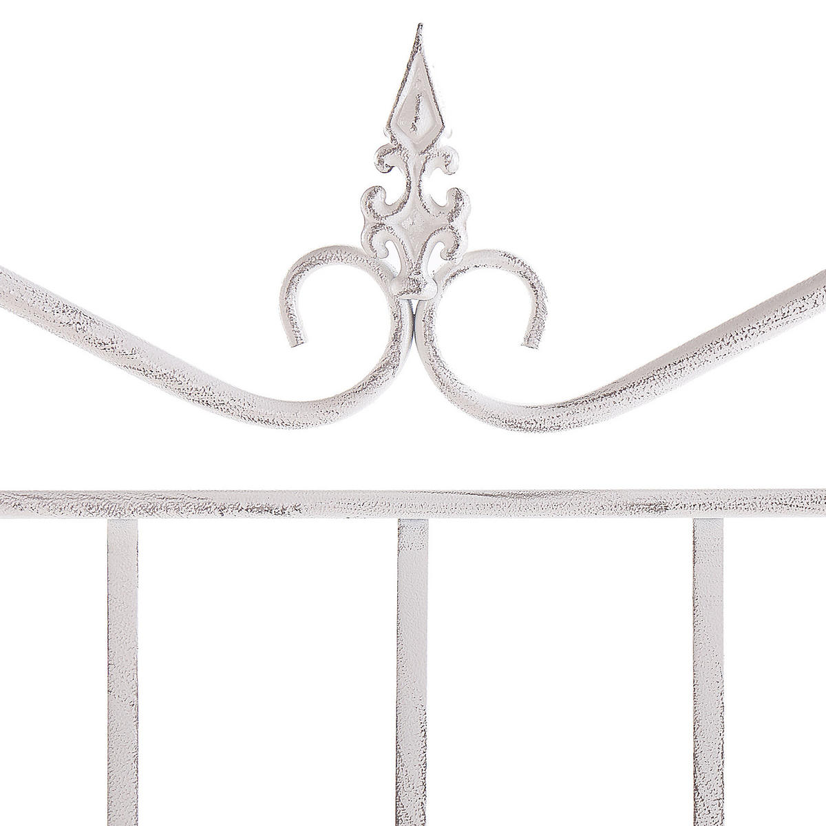 GARTENREGAL beige Metall 4 Ablageflächen klappbar Pavona - Beige, Metall (94/170/50cm) - Beliani