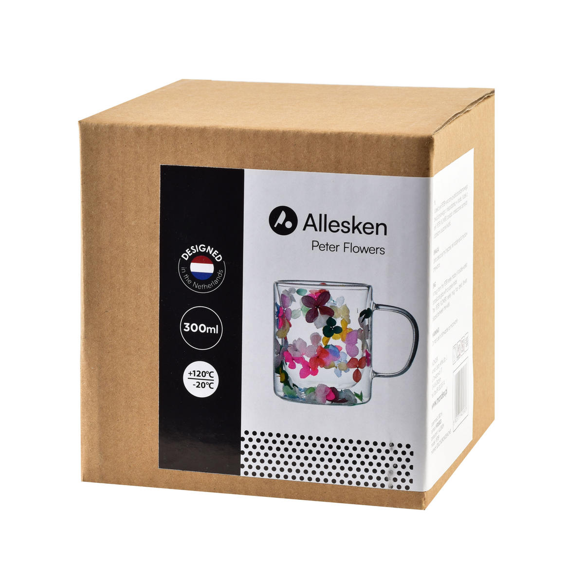 HRNEK PETER FLOWERS, borosilikátové sklo, transparentní - průhledná, sklo (0.3L) - Mondex