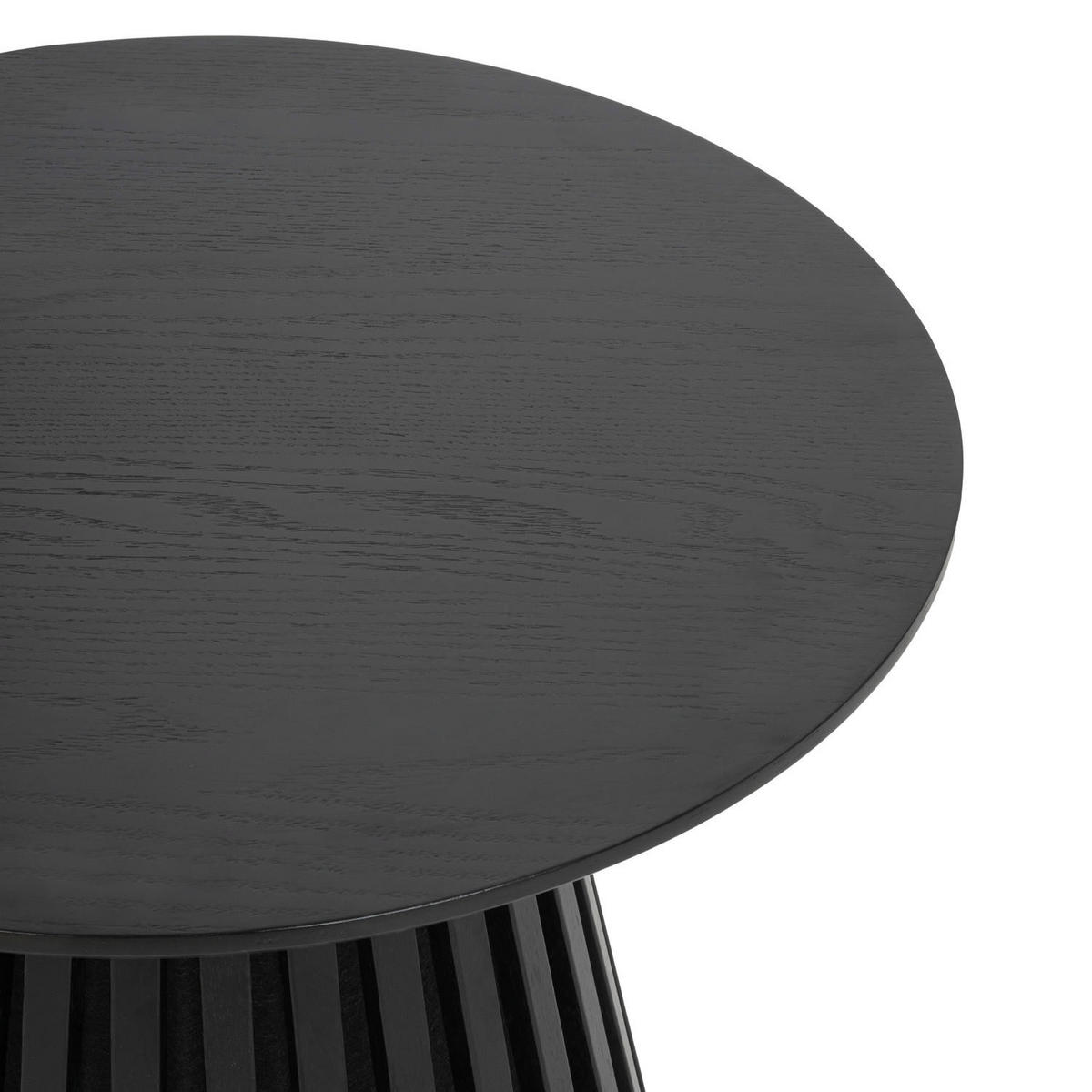 COUCHTISCH rund Schwarz 60/60/40 cm - Schwarz, Holzwerkstoff (60/60/40cm) - Furnhouse