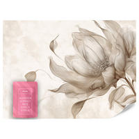 FOTOTAPETE für Wohnzimmer Abstrakte Blume 300x210 - Beige/Braun, Papier (300/210cm) - Muralo