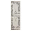 VINTAGE-LÄUFER Sia 80/240 cm - Creme/Grau, Kunststoff (80/240cm) - benuta
