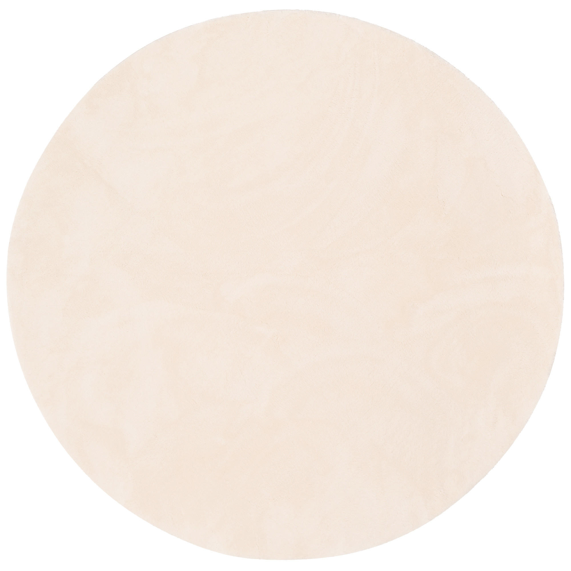 FELLTEPPICH SUPER SOFT PEARL RUND - Beige, Textil (120/120cm) - Pergamon