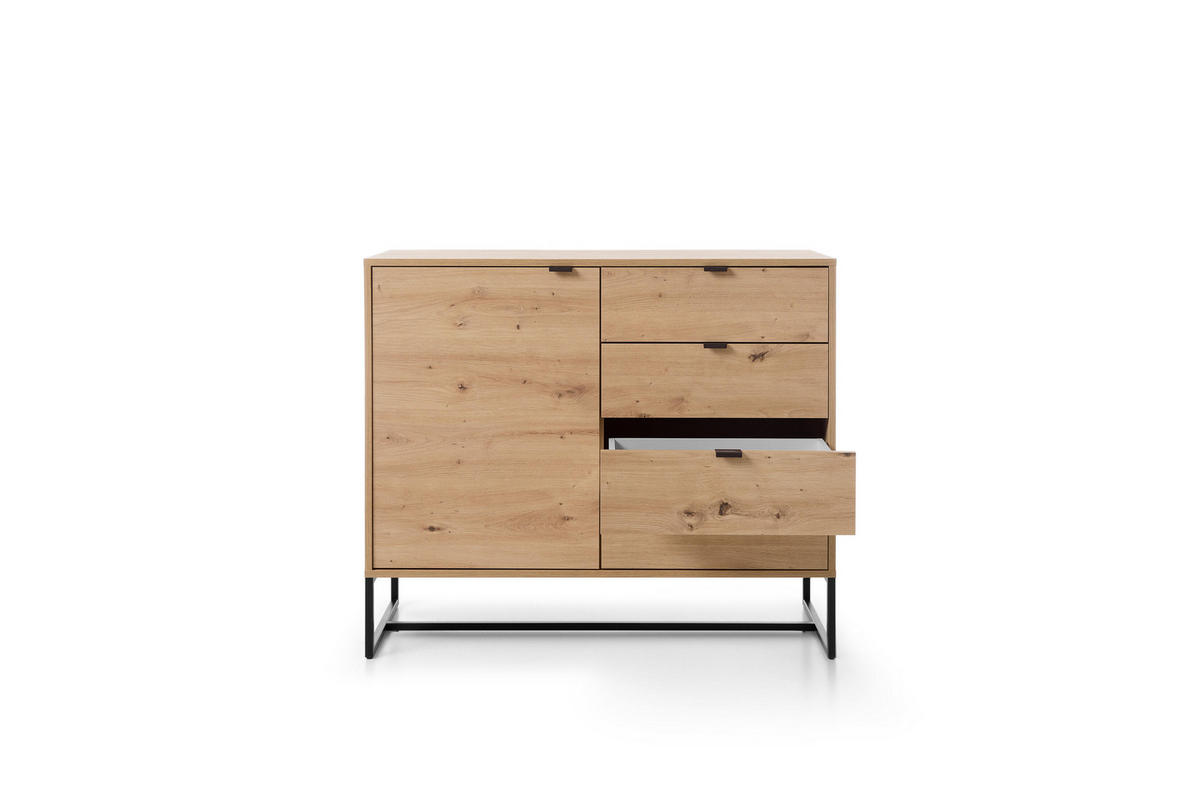 SIDEBOARD BEIGE - Beige, Holzwerkstoff (103/89/39cm) - FURNLUX