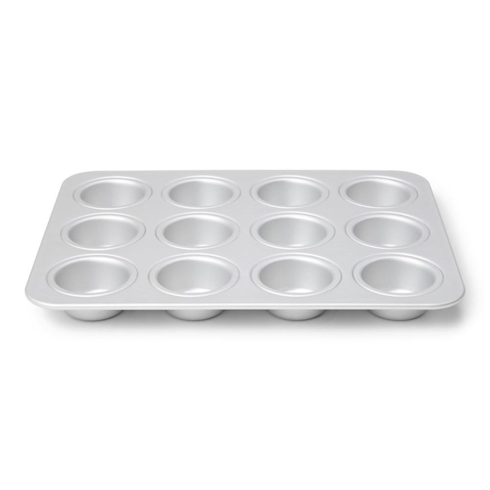 MUFFINFORM Silber 35/27/3 cm P08934 - Silberfarben, Metall (27/3/35cm) - Patisse 