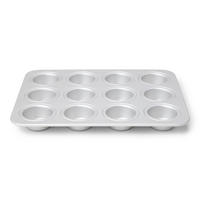 MUFFINFORM Silber 35/27/3 cm P08934 - Silberfarben, Metall (27/3/35cm) - Patisse 