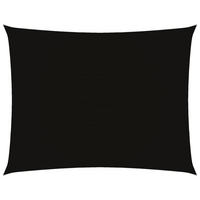 SONNENSEGEL Oxford-Gewebe Rechteckig 3x4,5 m Schwarz - Schwarz, Textil (450/300cm) - furnicato