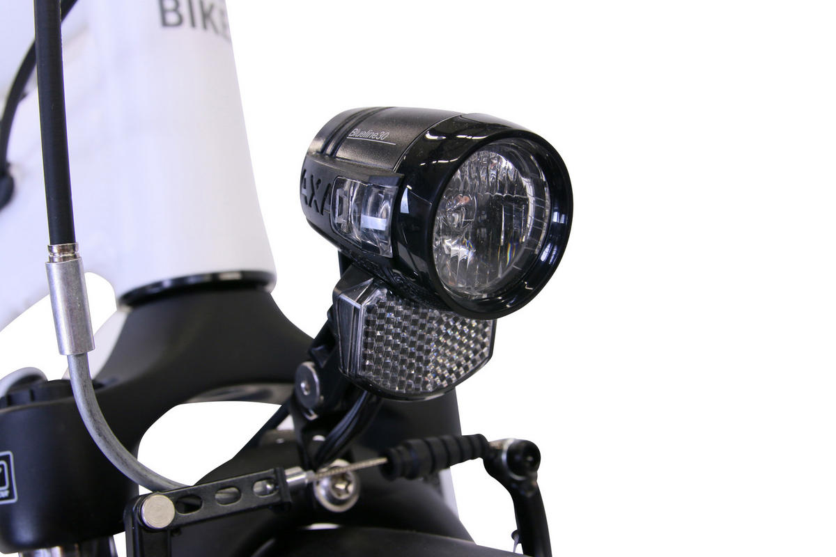 E-TREKKING Bafang Lady E-Bike Hellgrau 28 Zoll Gr:46 - Hellgrau, Metall (46cm) - Hawk Bikes