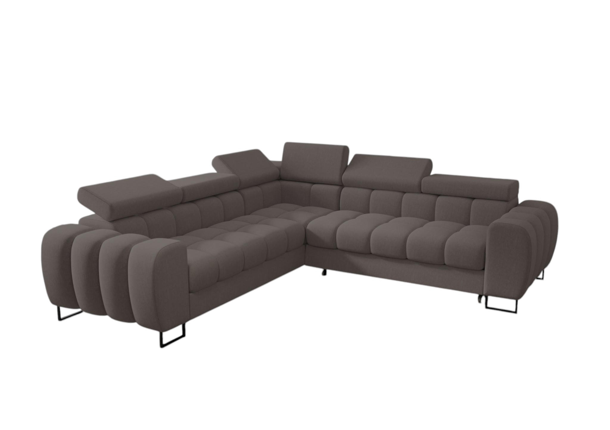 Fun Möbel Ecksofa Grau 260x260 cm
