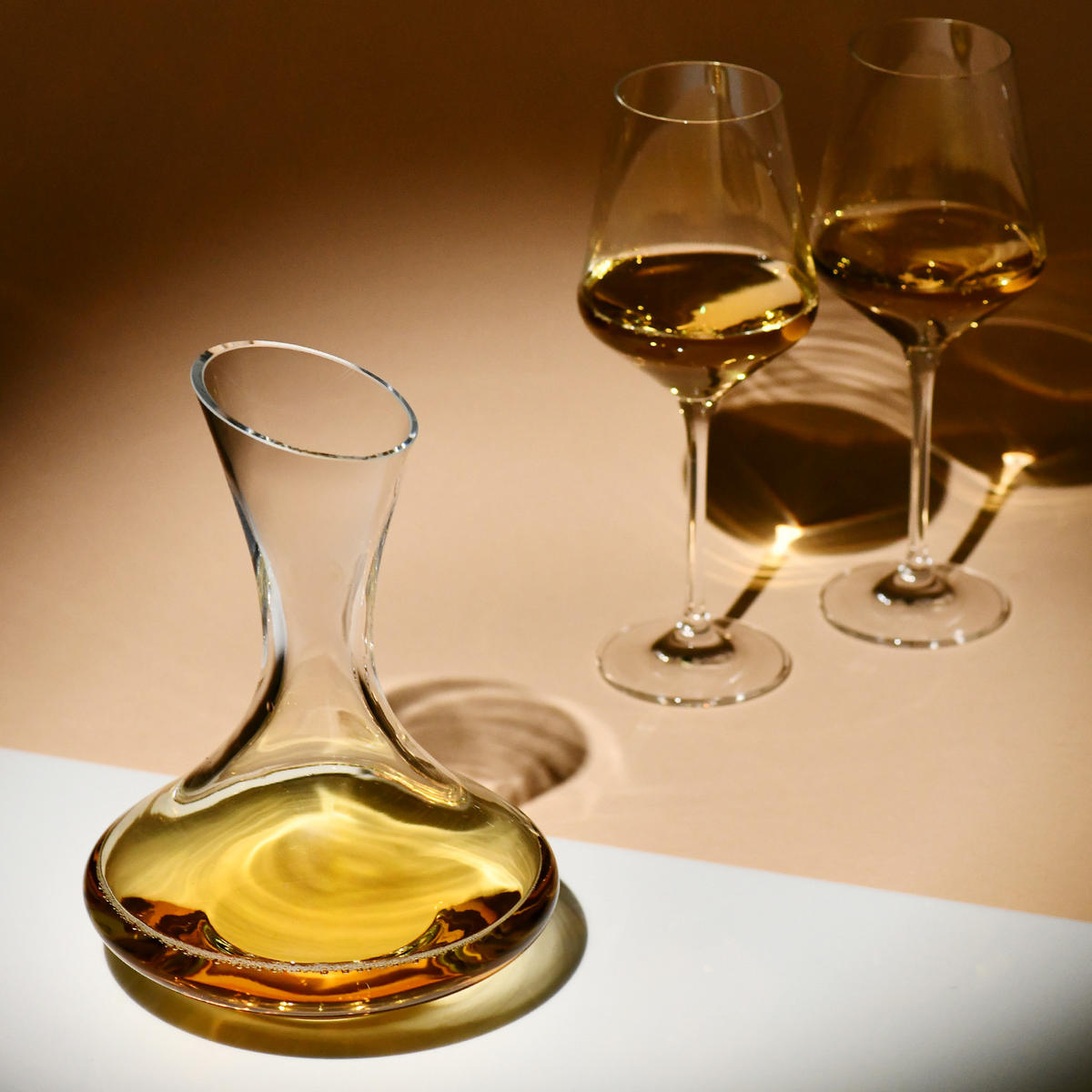 WEINDEKANTER, 1 Stk., 750 ml, Handgemacht - Transparent, Glas (0.75L) - Krosno Glass