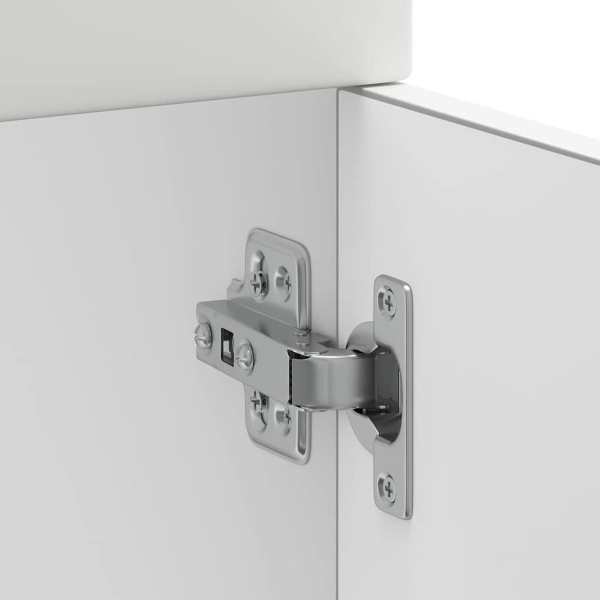 KÜCHENUNTERSCHRANK Kalmar Weiss Holzwerkstoff - Weiß, Holzwerkstoff (46/81.5/60cm) - vidaXL