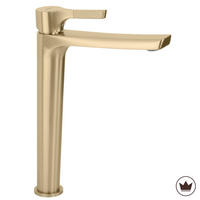 WASCHBECKENARMATUR Premium Rea Maxim Brush Gold High - Goldfarben, Metall (21/29.4/16.7cm) - REA
