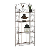 STANDREGAL Mya antik braun - Braun, Metall (61.5/153/33cm) - TPFGarden