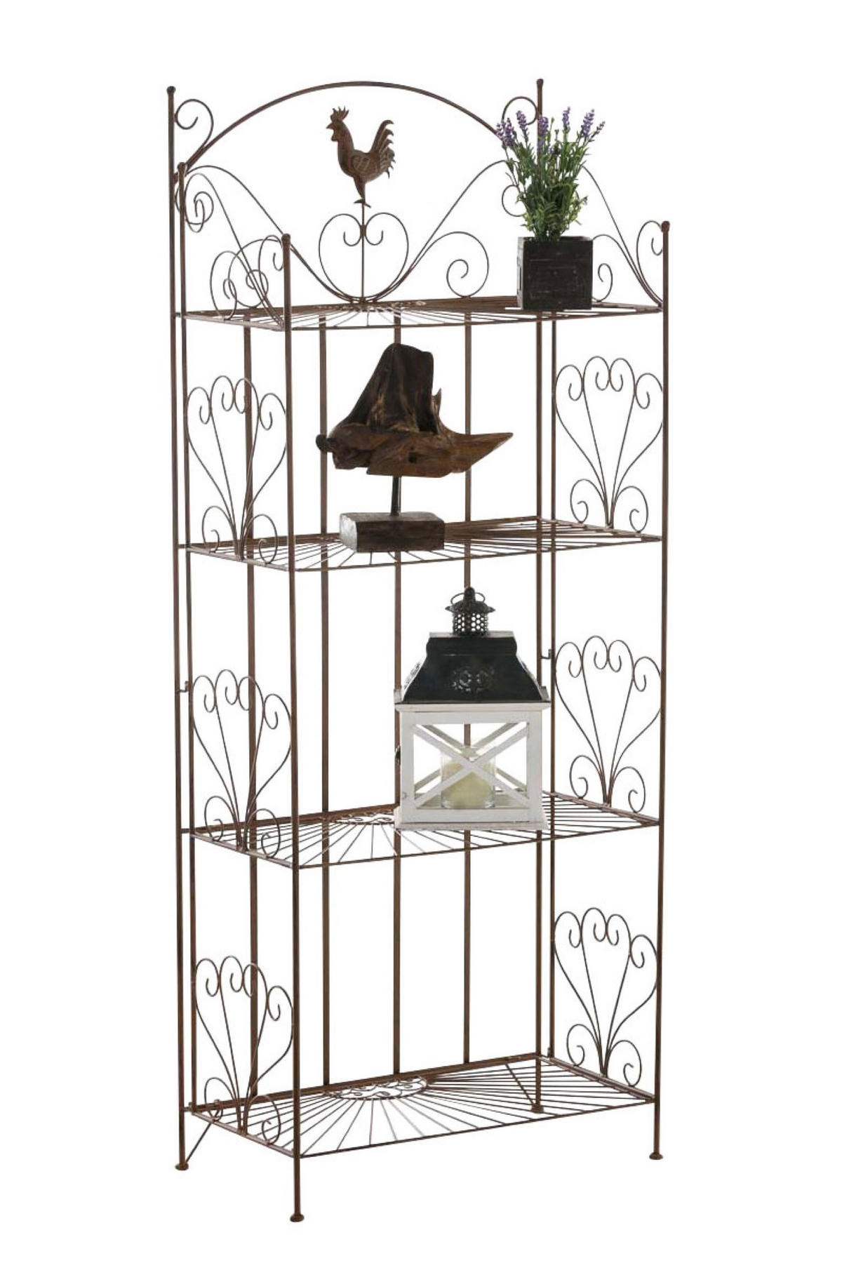 STANDREGAL Mya antik braun - Braun, Metall (61.5/153/33cm) - TPFGarden
