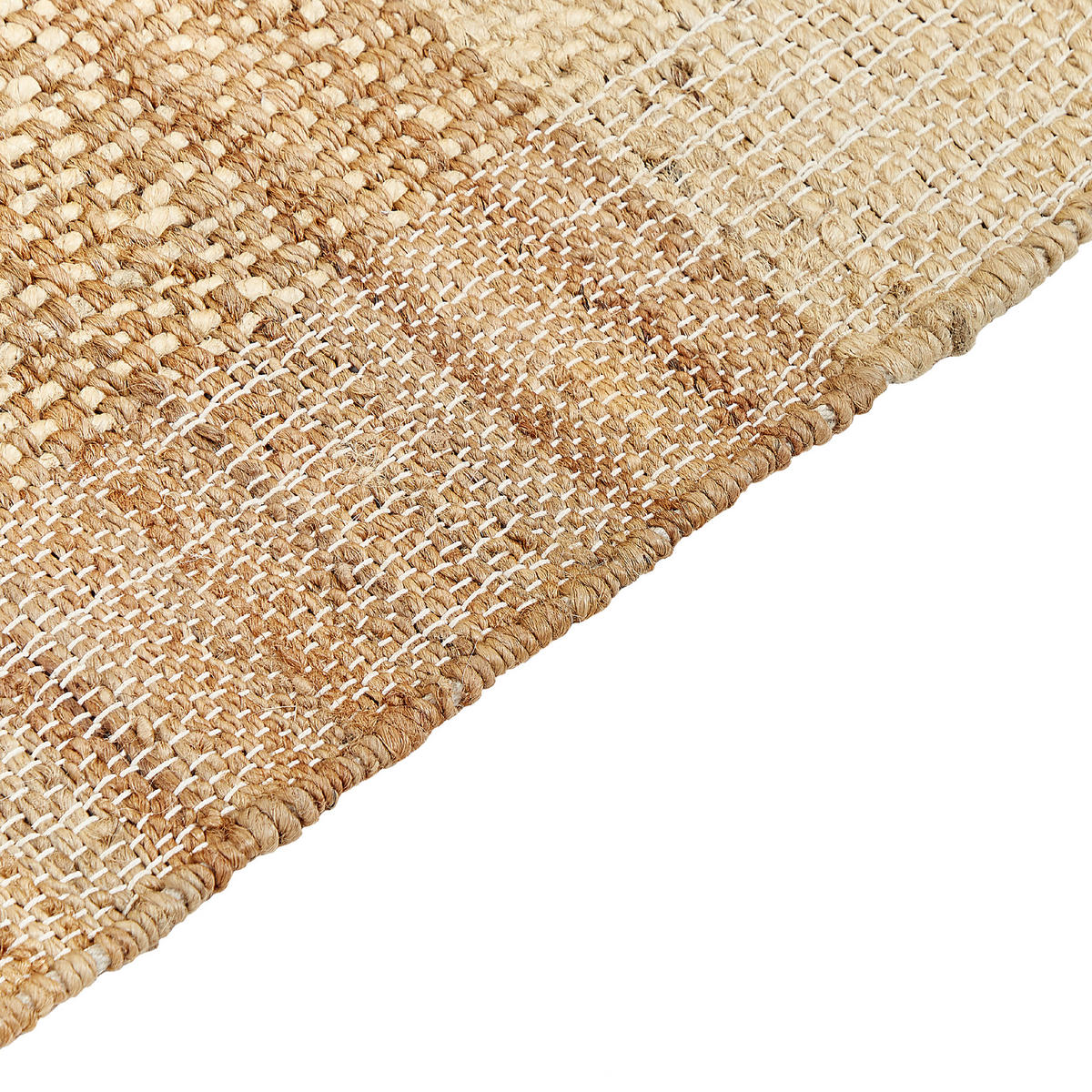 TEPPICH geflochten Karkin 150/80 cm - Beige, Naturmaterialien (80/150cm) - Beliani