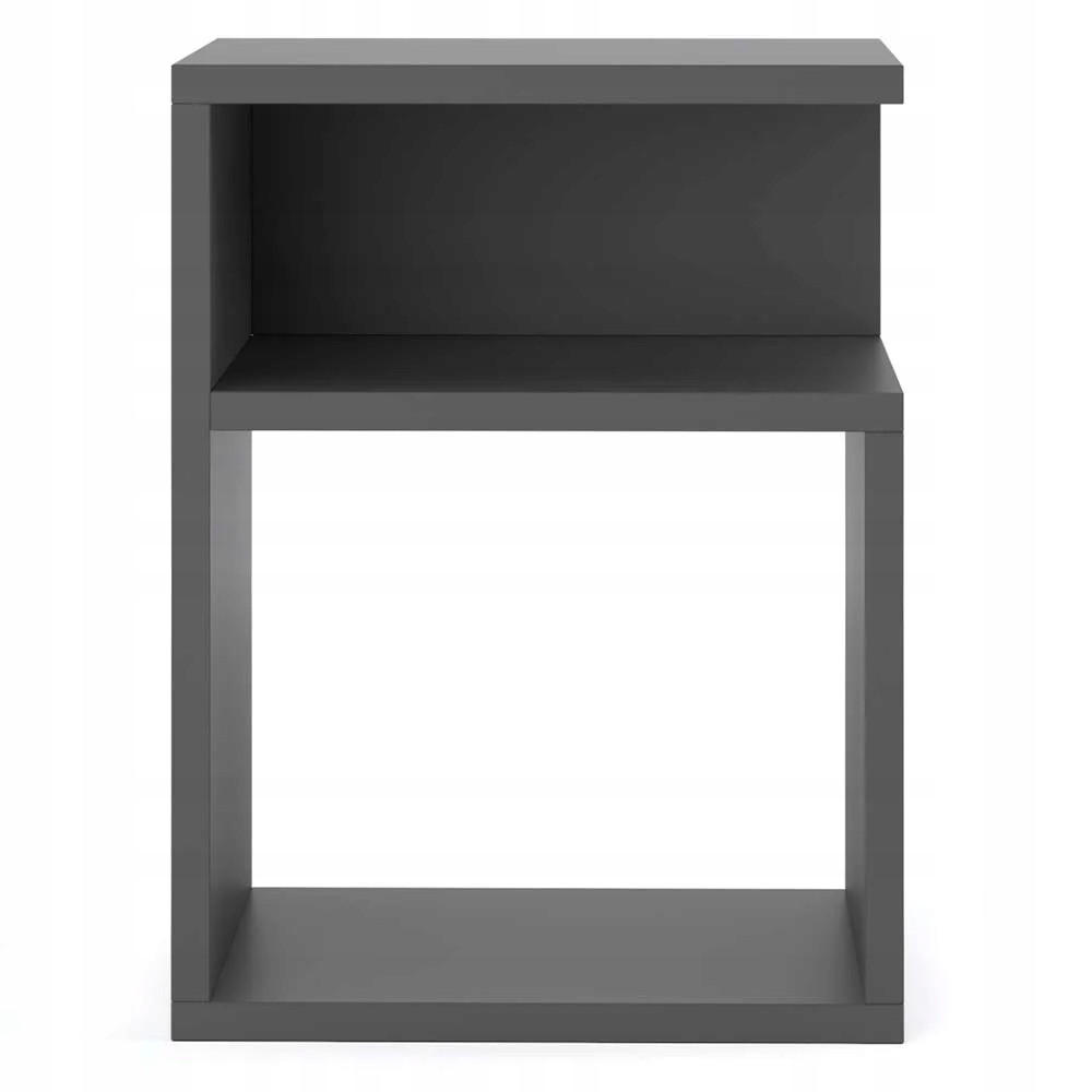 NACHTTISCH – Grau - Dunkelgrau/Grau, Holz (32/41/30cm) - Stiv Meble