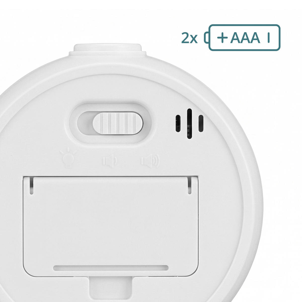 TIMER vit regnbågsmönster 60 min - Vit, Plast (9/9.5/4.5cm) - Relaxdays