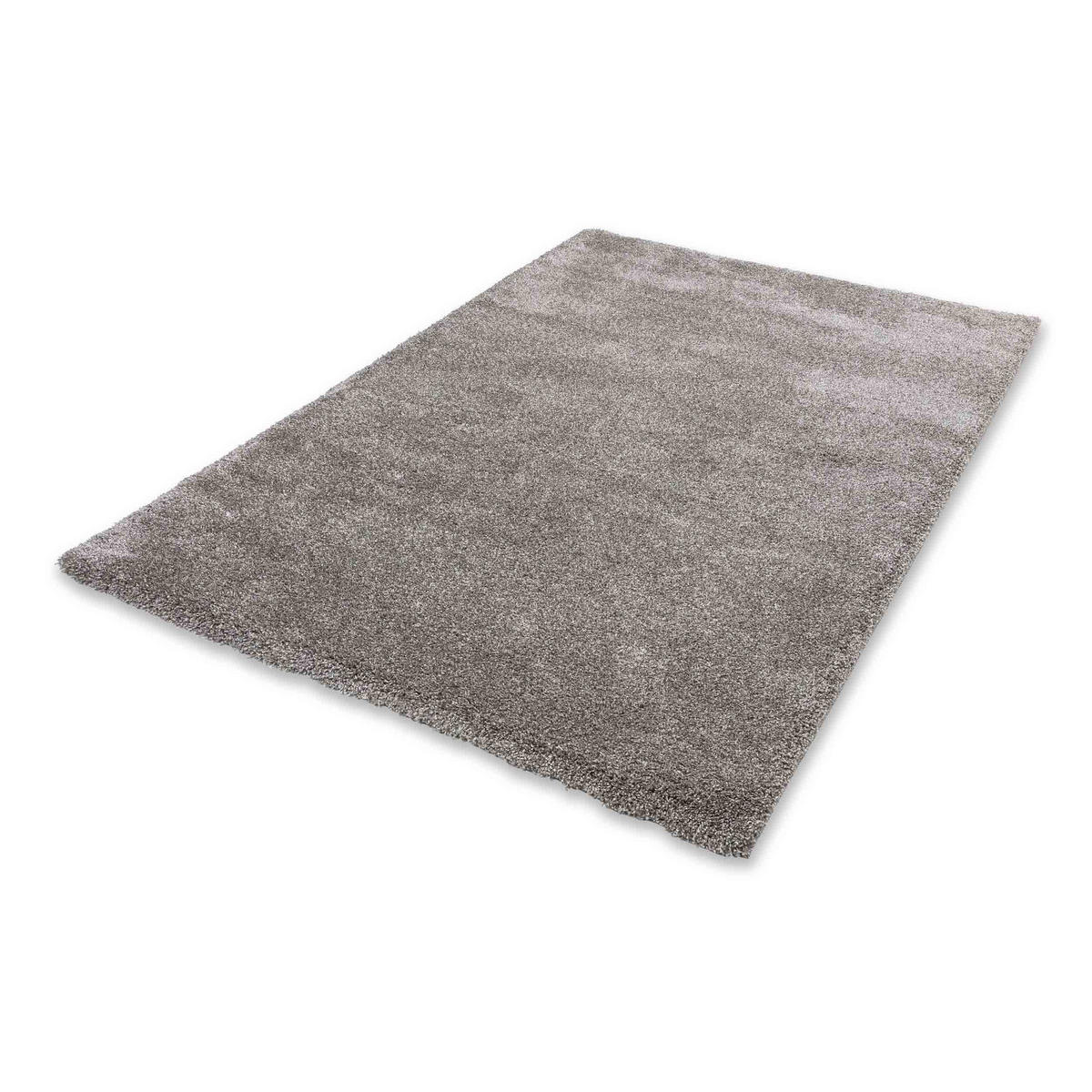 KOBEREC s vysokým vlasom LEVERAGE - sivá, textil/prírodné materiály (133/190cm) - Schöner Wohnen