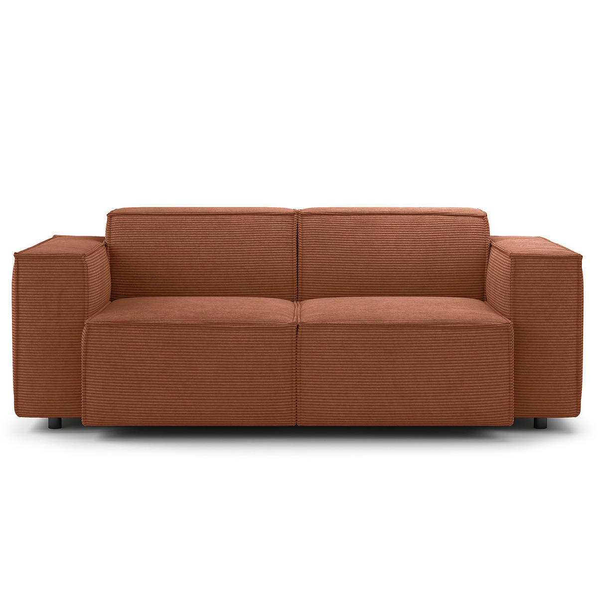 2-SITZER SOFA - Braun, Textil (189/70/96cm) - home24