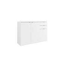 KOMMODE Weiß 120/82,5/35 - Weiß, Holzwerkstoff (120/83/35cm) - RAUMHIRSCH FURNITURE