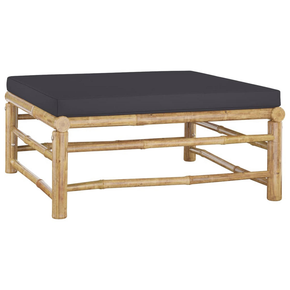 GARTENSET Renshaw 6-teilig - Grau, Naturmaterialien - Nettlife