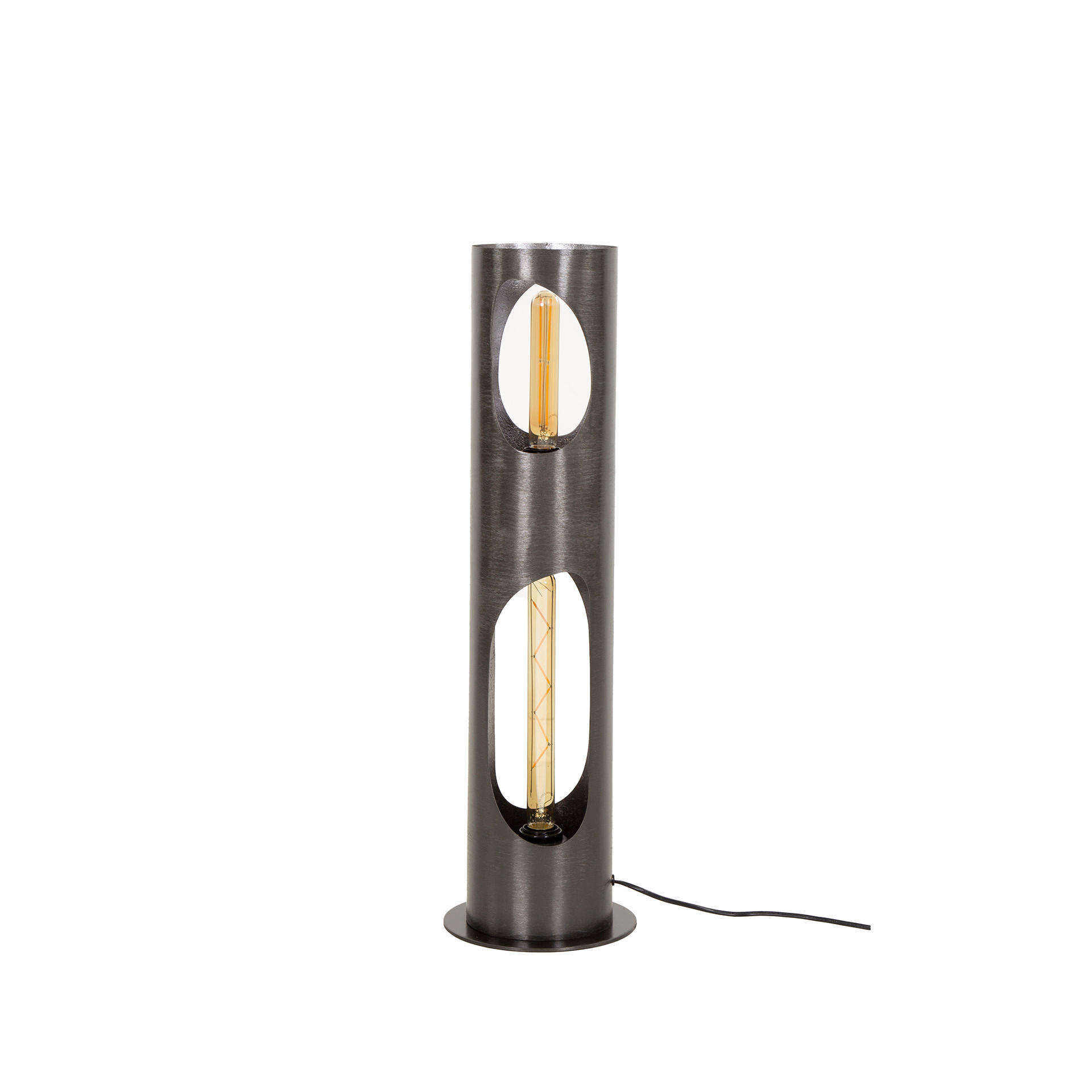 STEHLEUCHTE Cyli Schwarz 20/20/65 cm - Schwarz, Metall (20/20/65cm) - Hoyz Collection