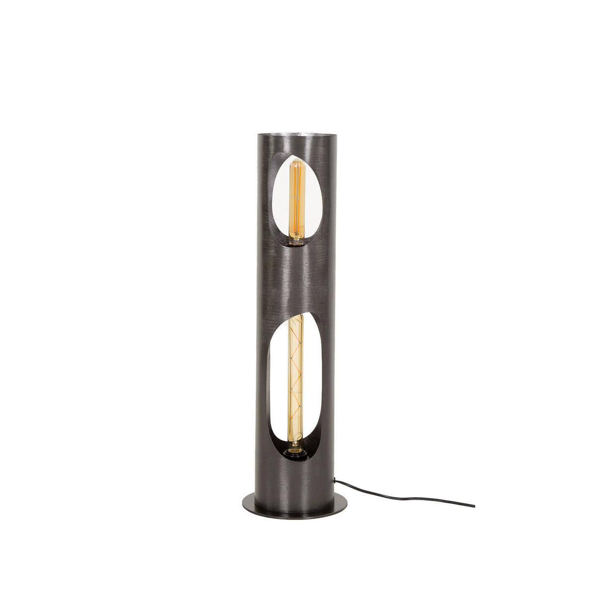 STEHLEUCHTE Cyli Schwarz 20/20/65 cm - Schwarz, Metall (20/20/65cm) - Hoyz Collection