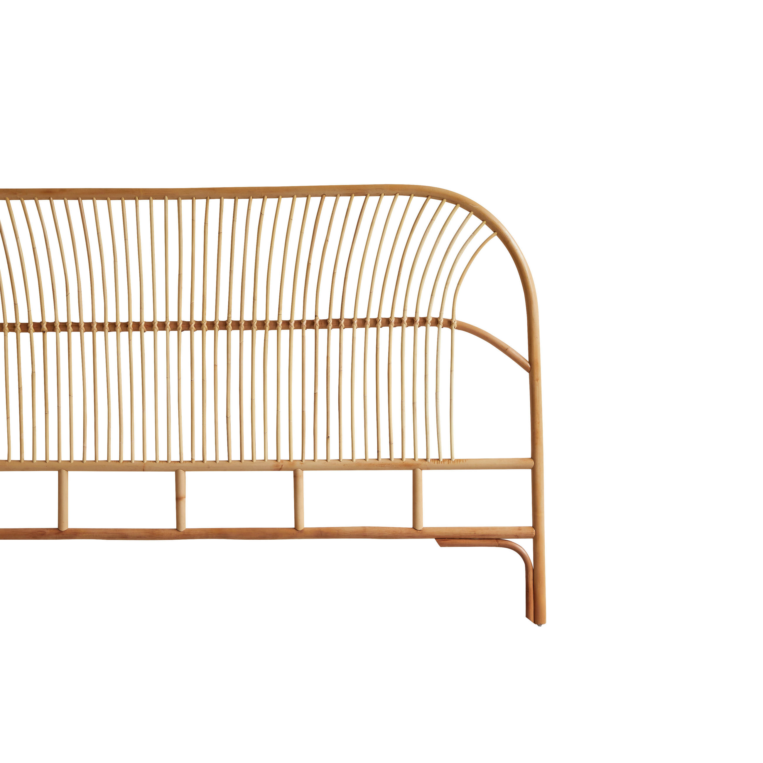 KOPFTEIL Colette Natur aus Rattan - Naturfarben, Naturmaterialien (200/110/3cm) - Tikamoon