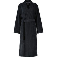 BADEMANTEL DAMEN KIMONO UNI 826 LAVA - 97 - Schwarz, Textil (Lnull) - Cawoe