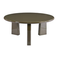 COUCHTISCH - 90 cm x 90 cm - Holz, Platte - Khaki - ZINAPA - Schlammfarben, Holz (90/90/40cm) - Vente-Unique