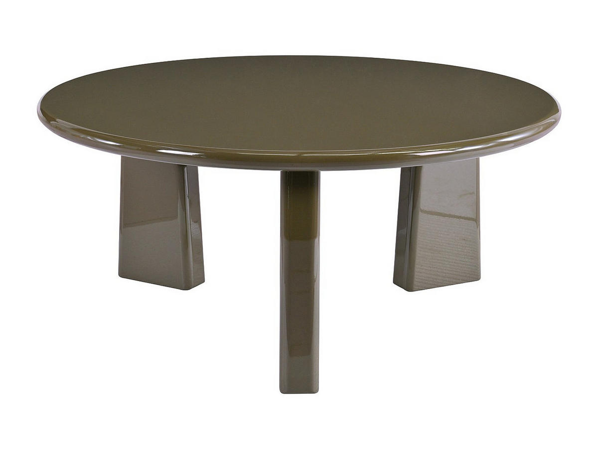 COUCHTISCH aus MDF - Khaki lackiert - ZINAPA - Grün, Holz (90/90/40cm) - Vente-Unique