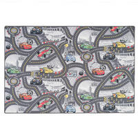 KINDER UND SPIELTEPPICH DISNEY CARS - Grau, Textil (200/200cm) - Snapstyle