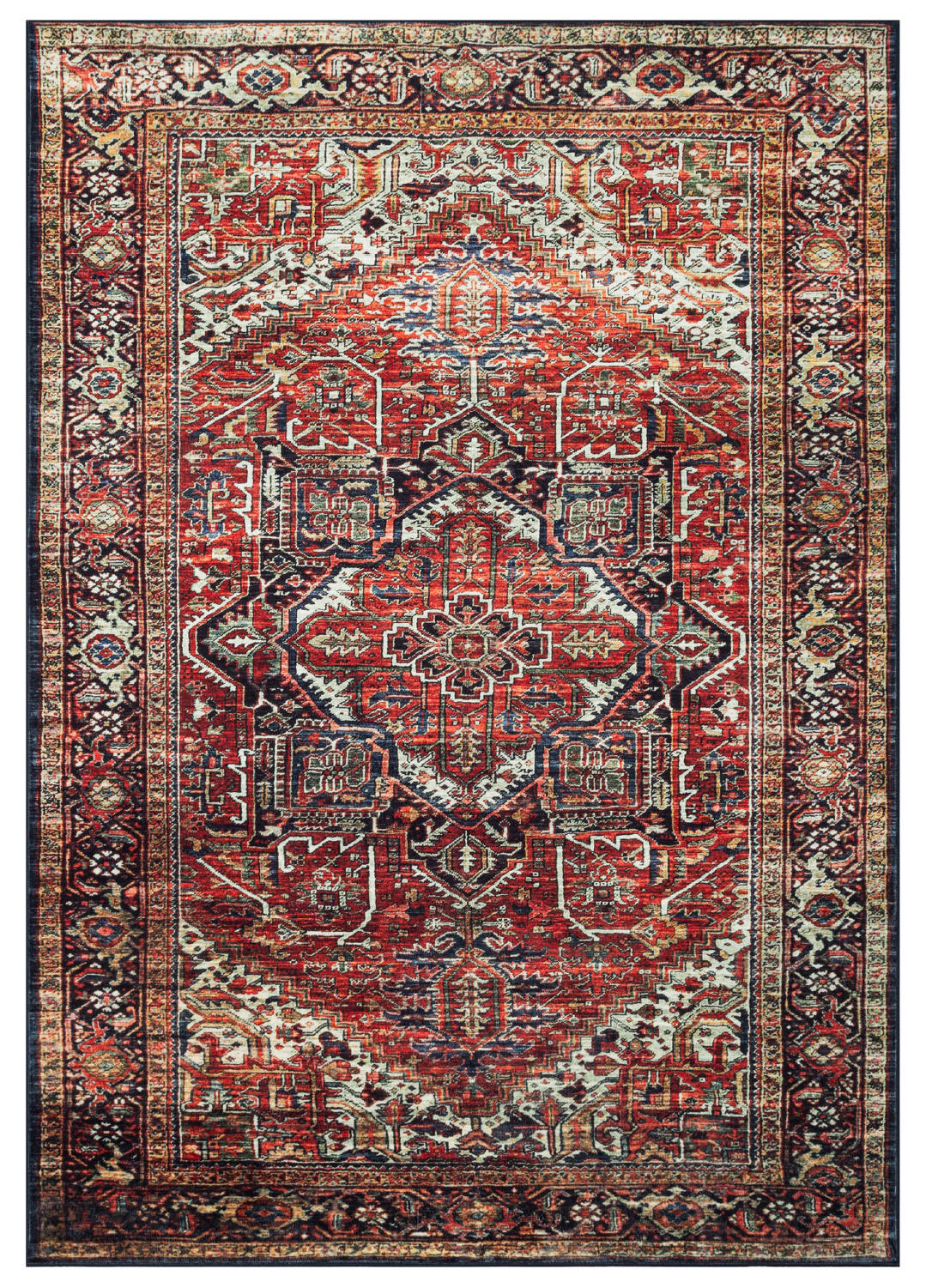TEPPICH ISPAHAN Rot 80/150 cm - Rot, Textil (80/150cm) - Tapiso