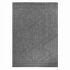 TEPPICH Outdoor Flachgewebe Boho-Muster Polypropylen Küche Grau Rechteckig 200x290 - Grau, Textil (200/290cm) - KADIMA DESIGN