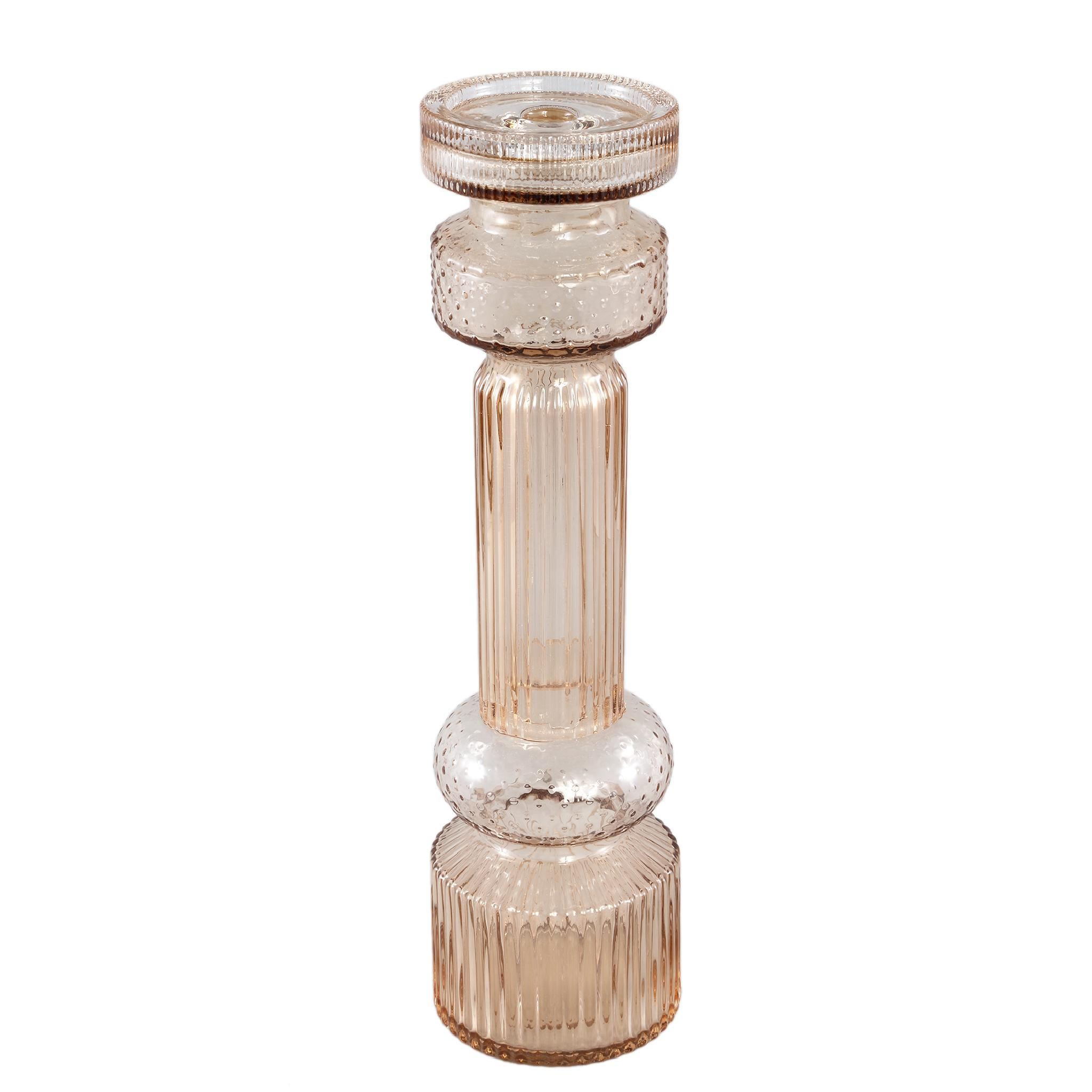 KERZENHALTER Fadri Gold 11.7/11.7/43cm - Goldfarben, Glas (11.7/43/11.7cm) - PTMD Collection