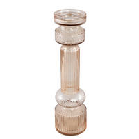 KERZENHALTER Fadri Gold 11.7/11.7/43cm - Goldfarben, Glas (11.7/43/11.7cm) - PTMD Collection