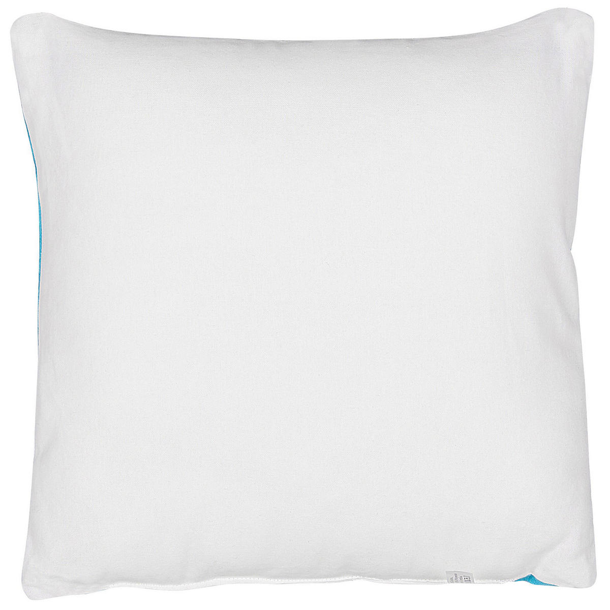 DEKOKISSEN Blau 45/45 cm Waranasi - Blau, Naturmaterialien/Textil (45/45cm) - Beliani