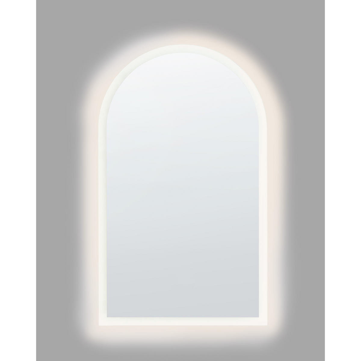 LED-BADEZIMMER-SPIEGEL 60/100 cm Grün Suin - Grün, Glas (60/100/2cm) - Beliani