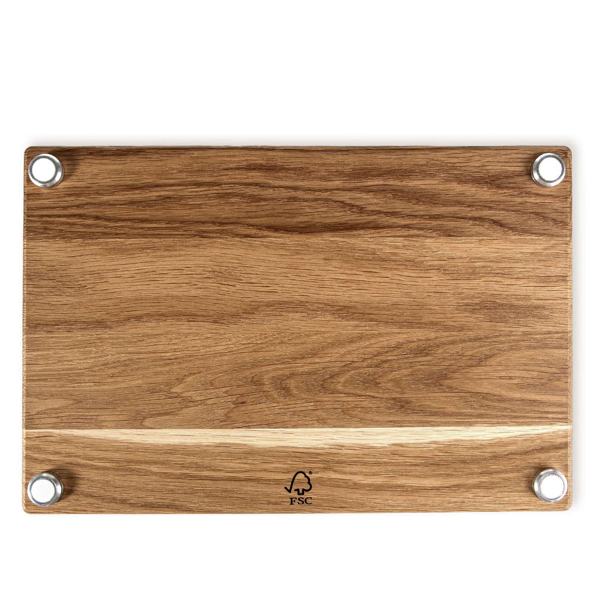 SCHNEIDEBRETT Solida - Eichefarben/Braun, Holz (20/30cm) - KONSIMO®
