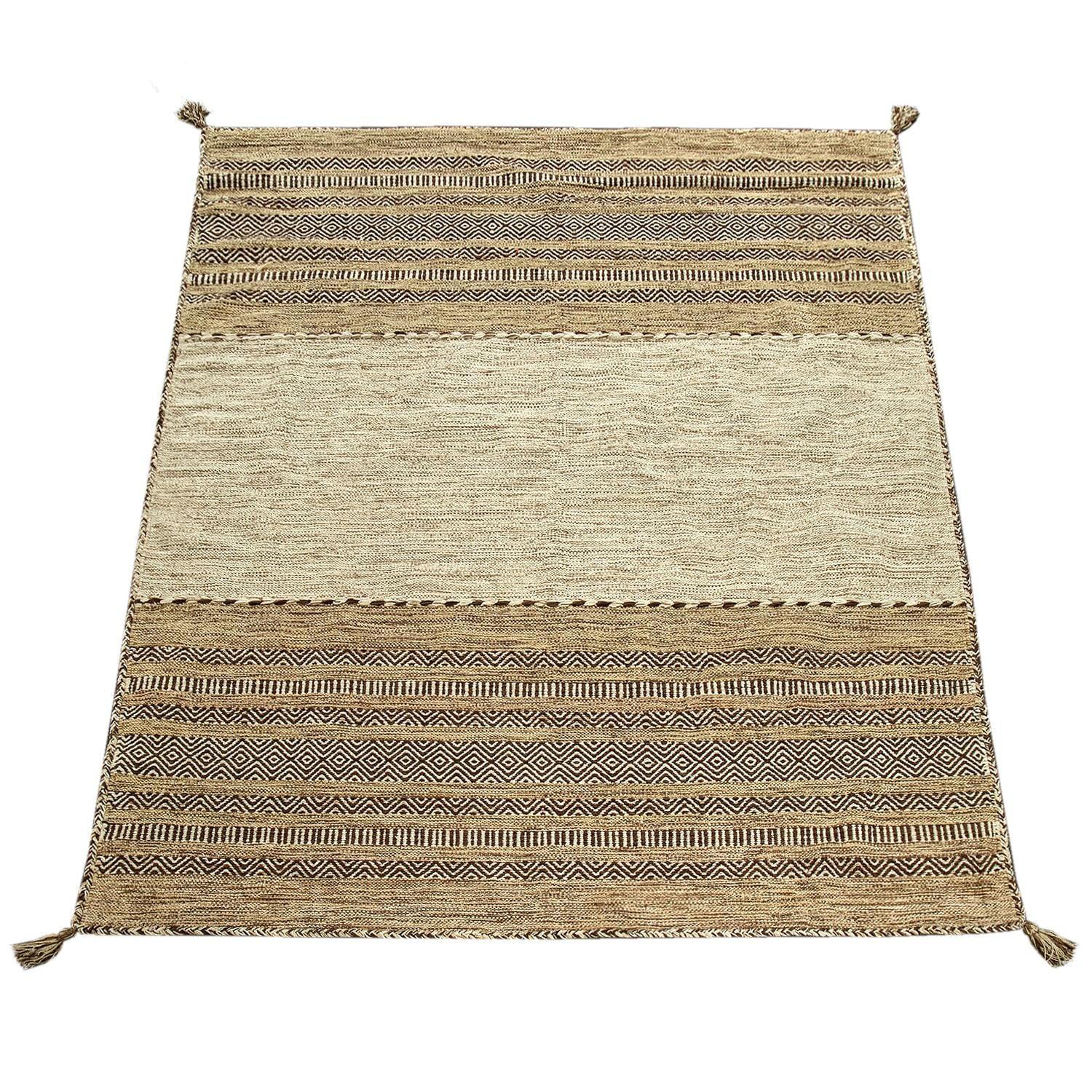 HOCHFLORTEPPICH 200/290 cm Kilim 217 - Beige, Naturmaterialen (200/290cm) - Paco Home