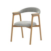 STUHL Franz, Natur Massiveiche - Beige, Holz (53/81/62cm) - WOODEK