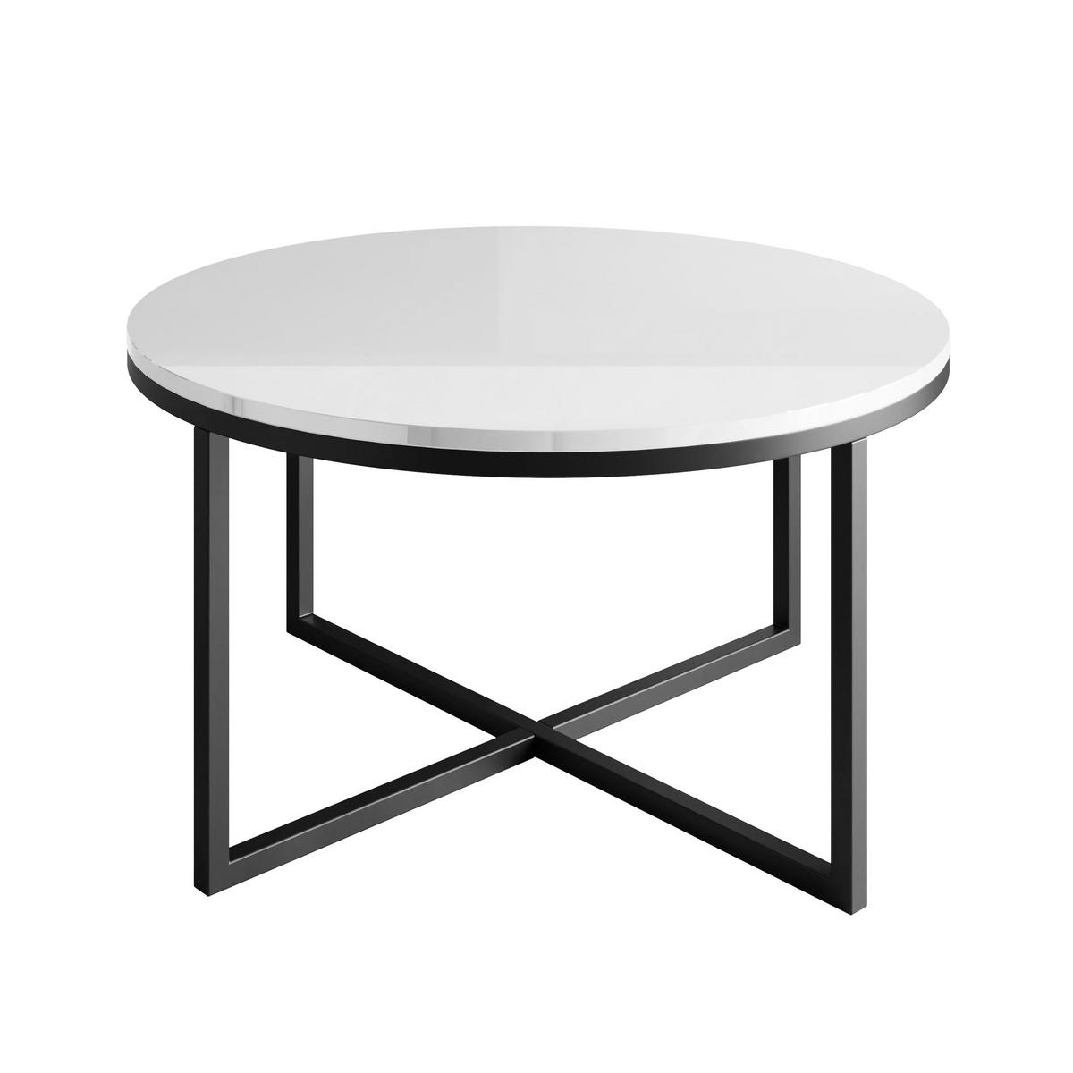 COUCHTISCH CIRI-X GLASS Hochglanz - Schwarz, Glas (70/70/44.4cm) - Lookway