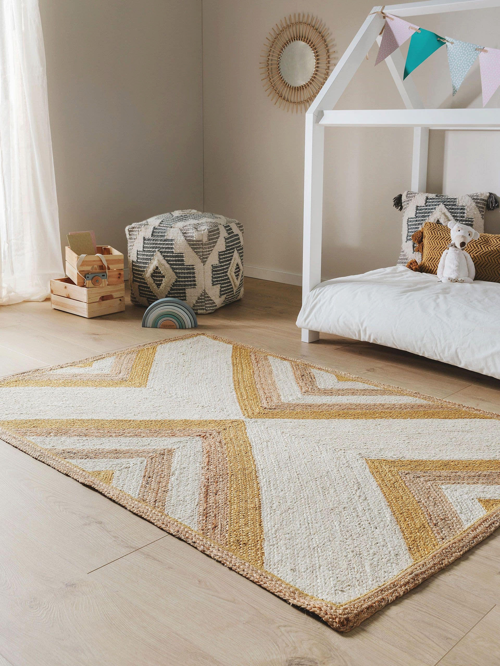 KINDERTEPPICH Frieda Gelb 80x120 cm - Gelb, Textil (80/120cm) - Lytte