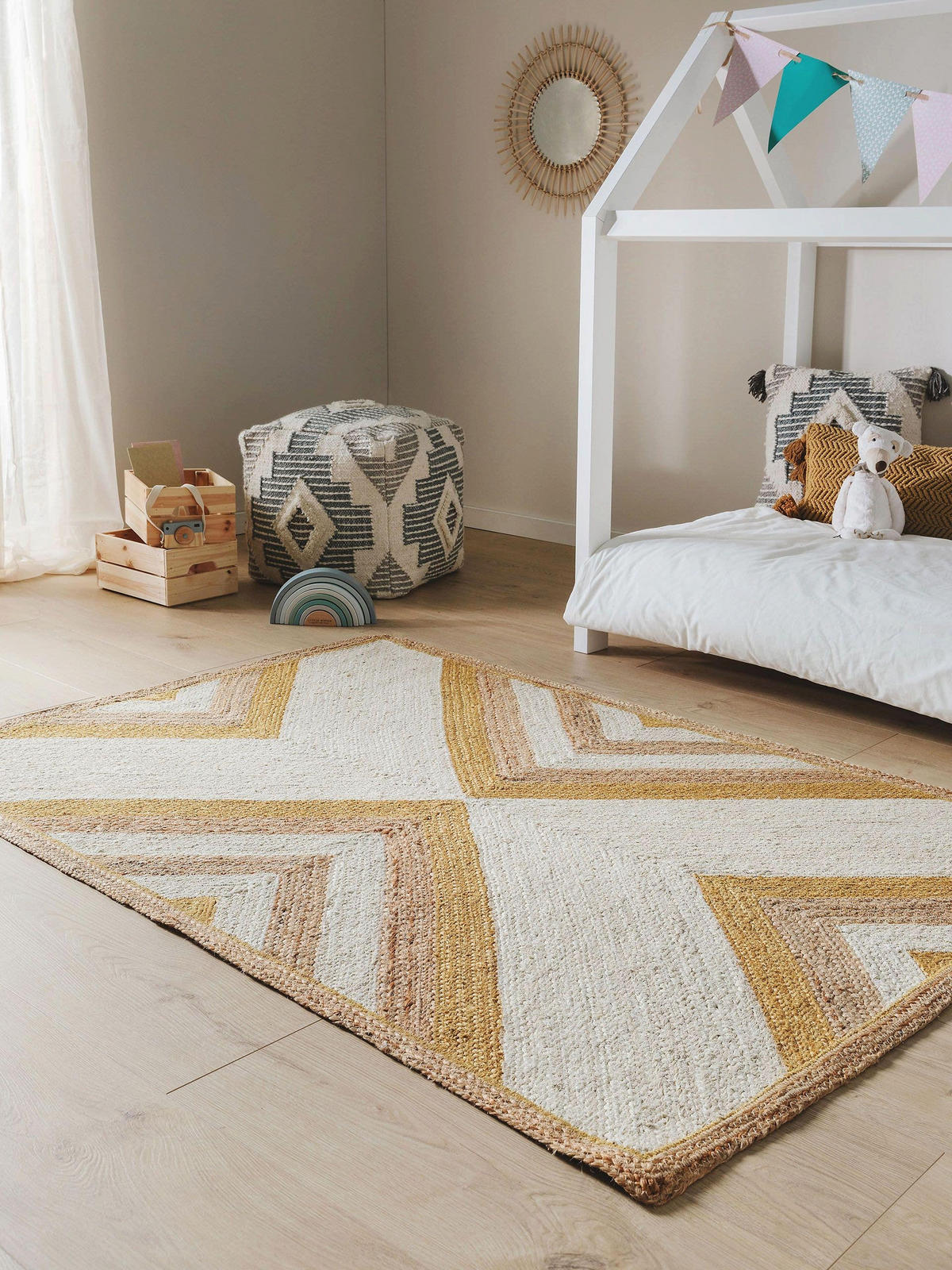KINDERTEPPICH Frieda Gelb 80x120 cm - Gelb, Textil (80/120cm) - Lytte