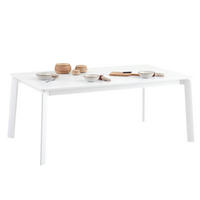 GARTENTISCH VERANO - Weiß, Metall (103/180/75cm) - IDIMEX