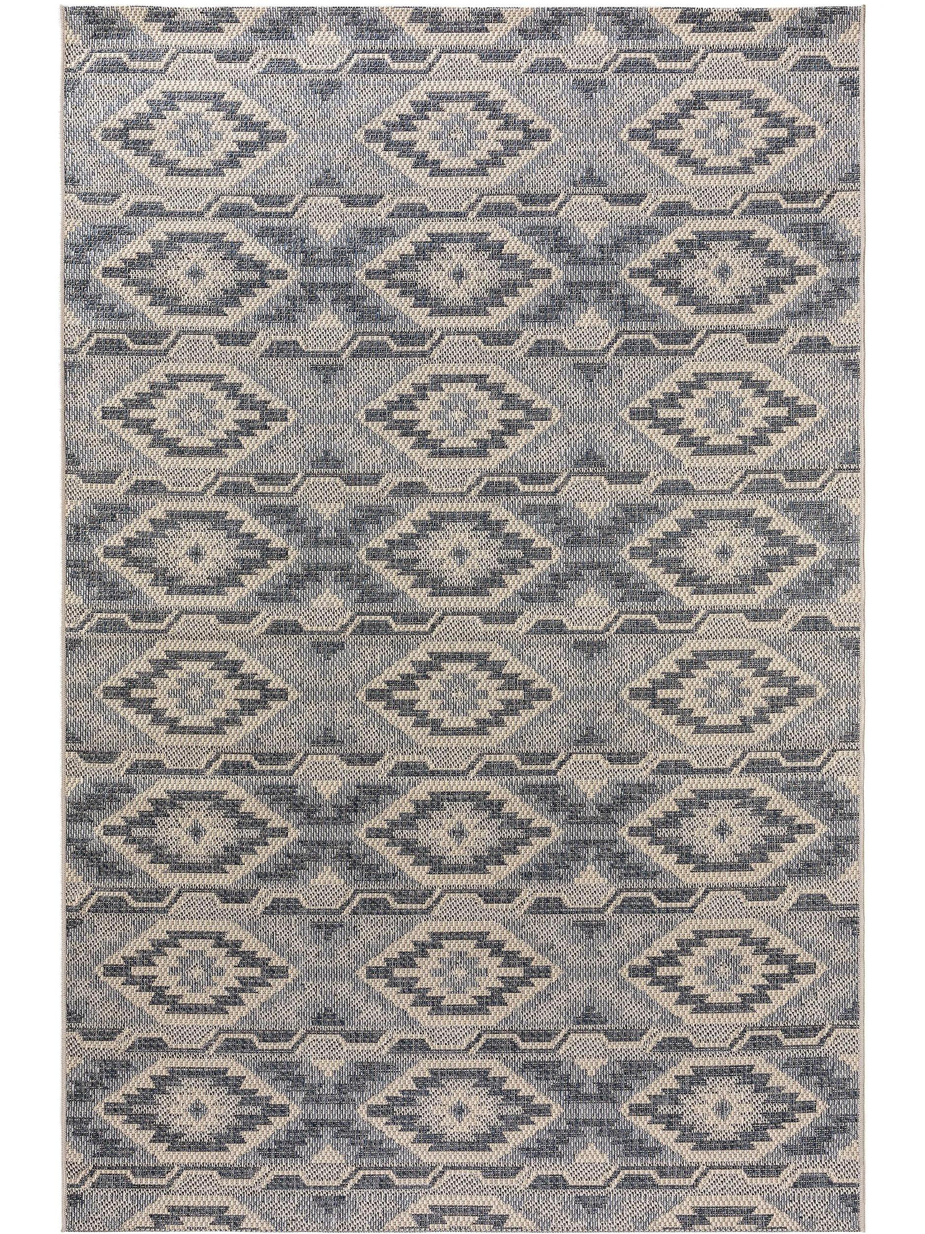 OUTDOORTEPPICH River Blau 100x150 cm - Blau, Textil (100/150cm) - benuta Nest