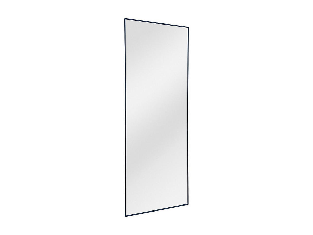 WANDSPIEGEL - 70 cm x 3 cm - metall - schwarz Myra - Schwarz, Metall (70/200/3cm) - Vente-Unique