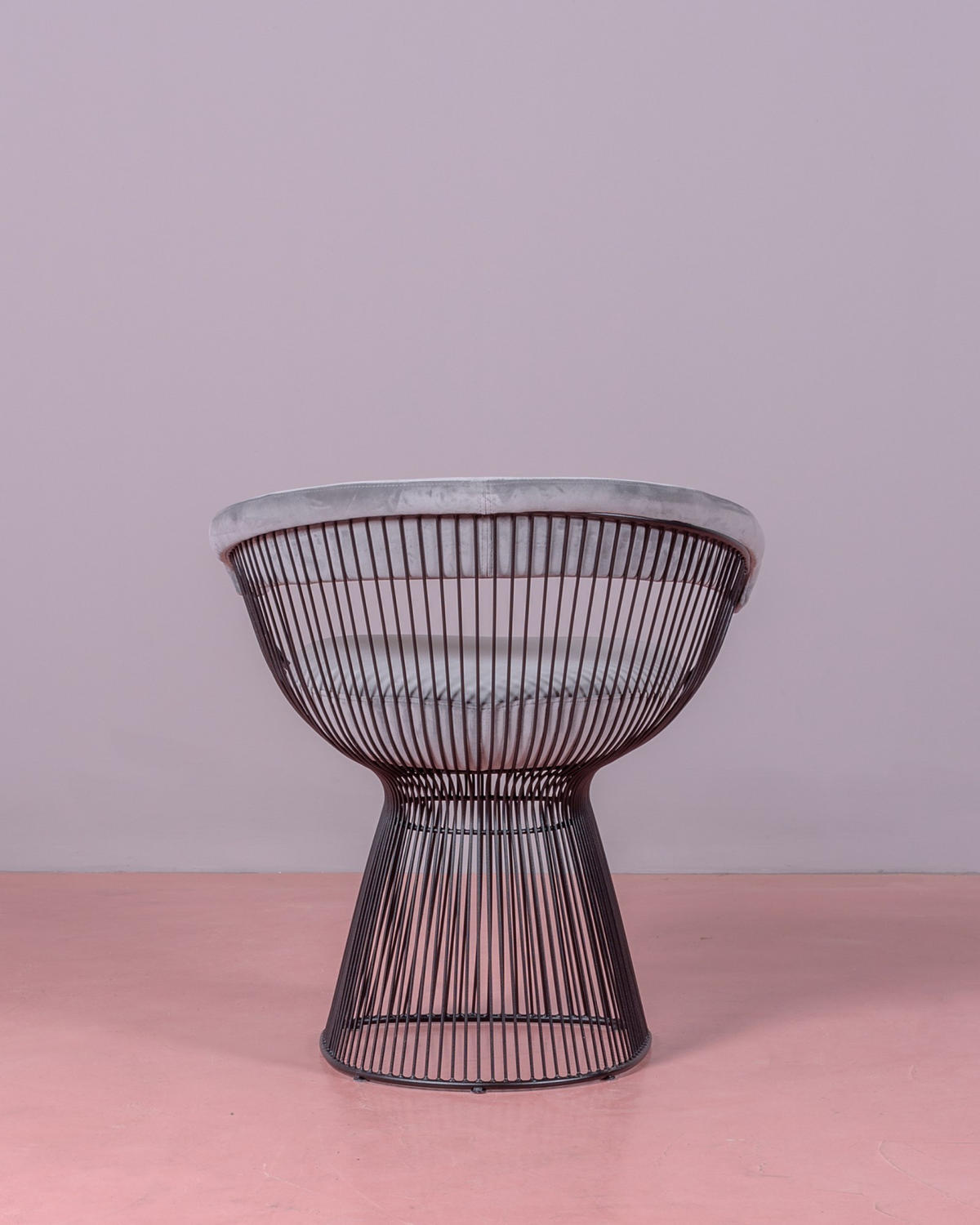 SESSEL Samt Grau - Grau, Textil (68/75/55cm) - Nest Dream