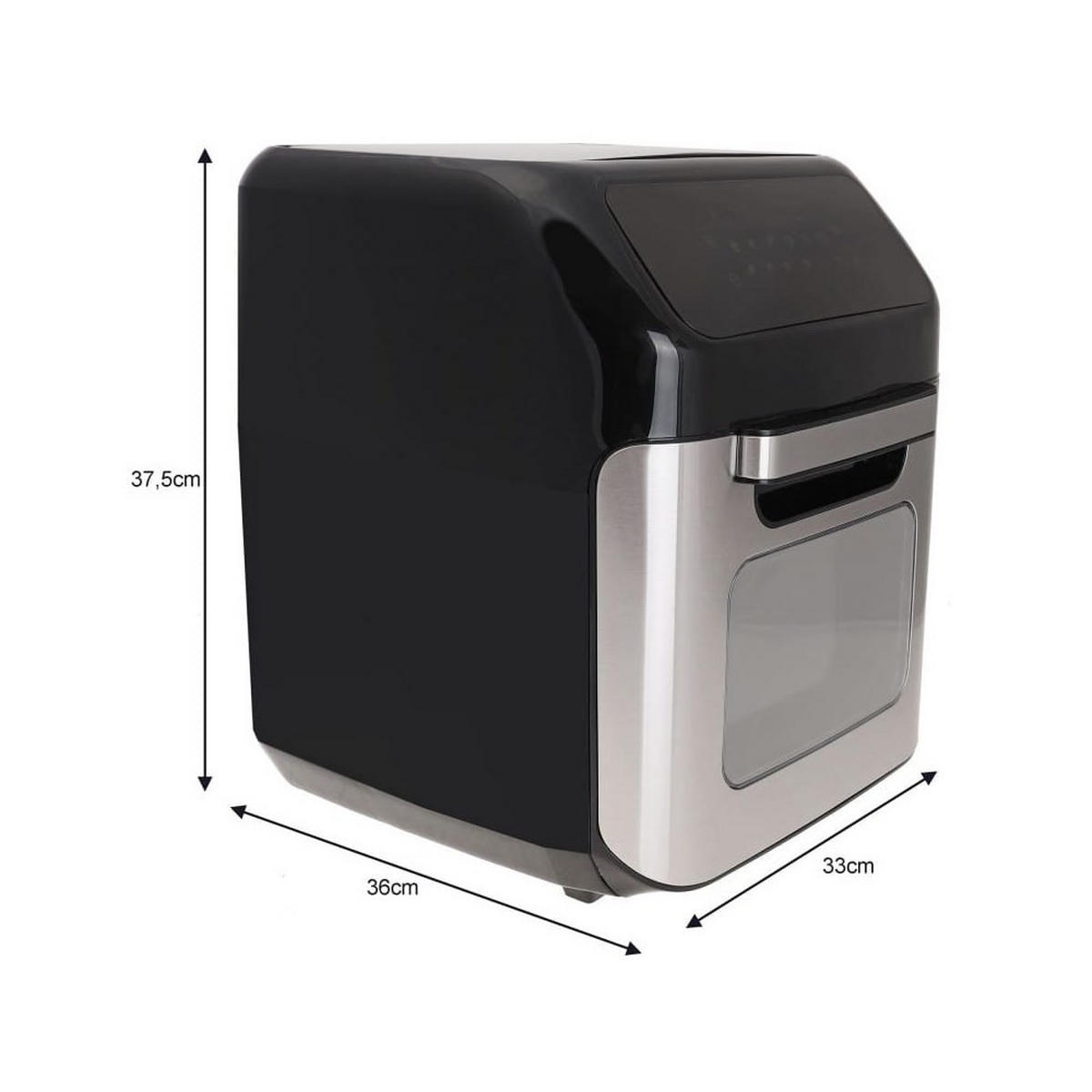 FETTFREIE Fritteuse 12l 1800w KB7557 - Weiß, Metall (33/37.5/36cm) - Klausberg 