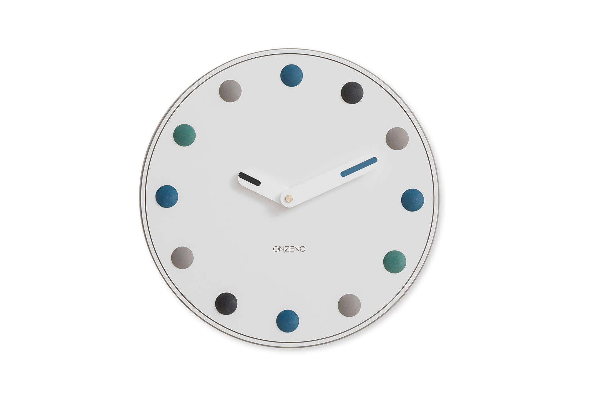 WANDUHR Design Weiß 42/42 cm - Weiß, Holzwerkstoff (1.88/42/3cm) - ONZENO